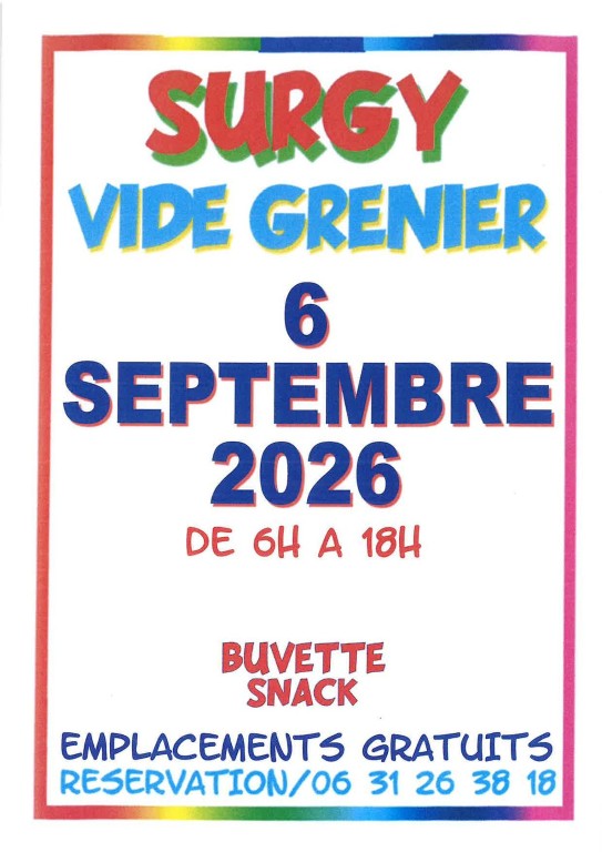 Vide-greniers à Surgy Surgy Surgy