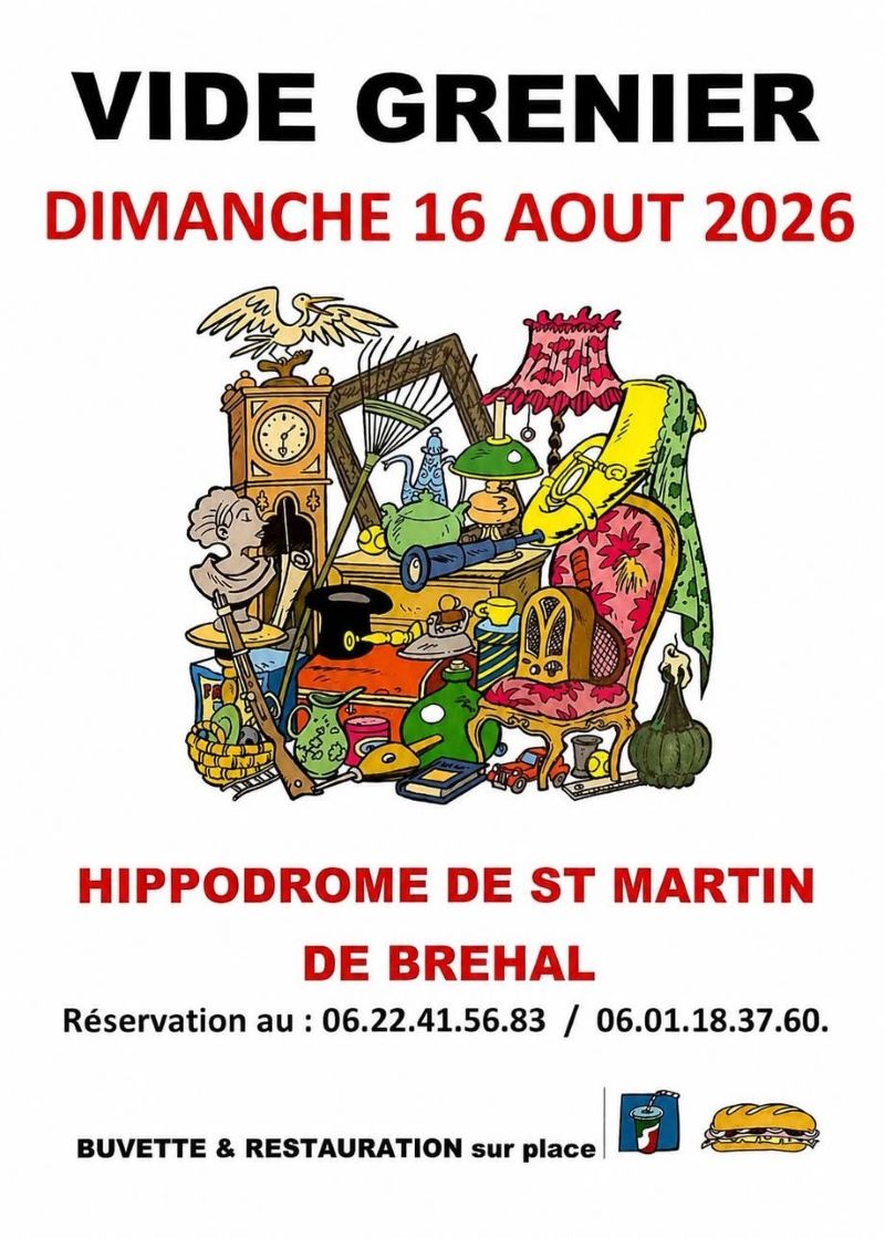 Vide-greniers Hippodrome de Saint-Martin de Bréhal Bréhal