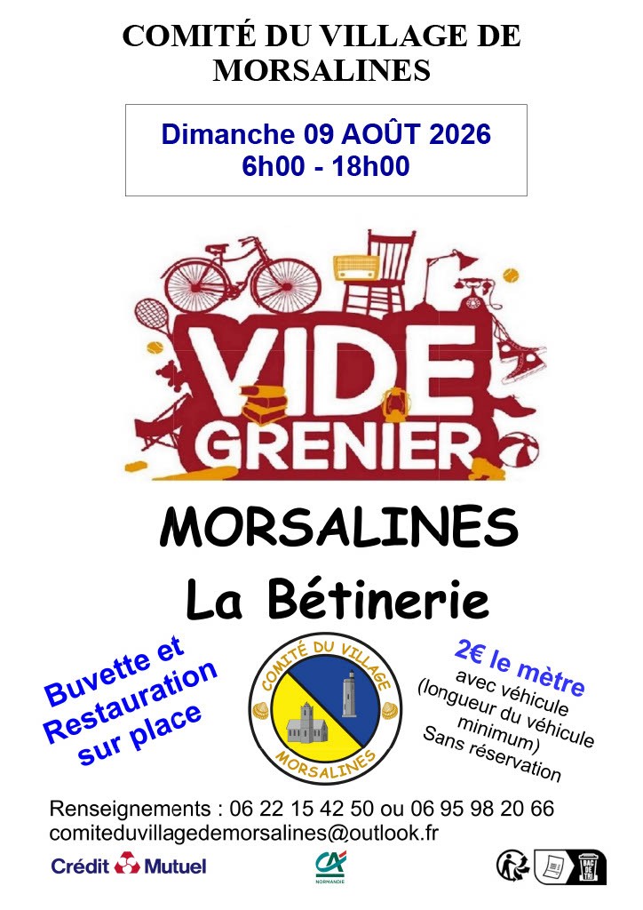 VIDE-GRENIERS CAMPAGNARD Morsalines Quettehou