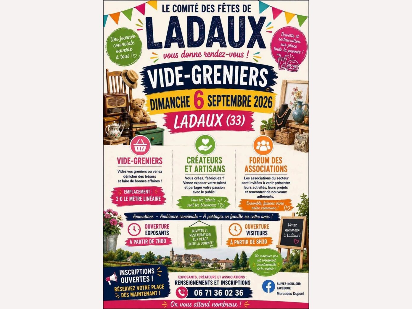 Vide-greniers  Ladaux
