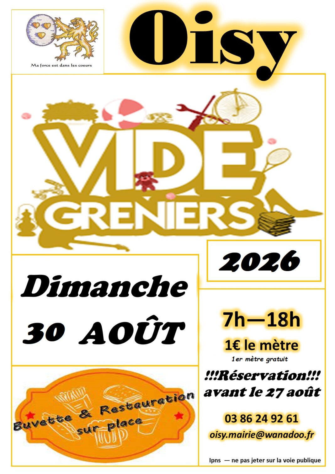 Vide-greniers Le bourg Oisy
