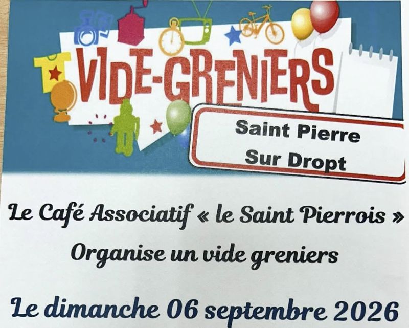 Vide greniers Saint-Pierre-sur-Dropt