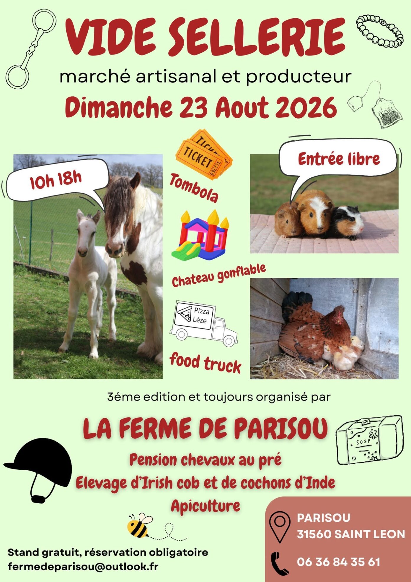 VIDE SELLERIE À LA FERME DE PARISOU Saint-Léon