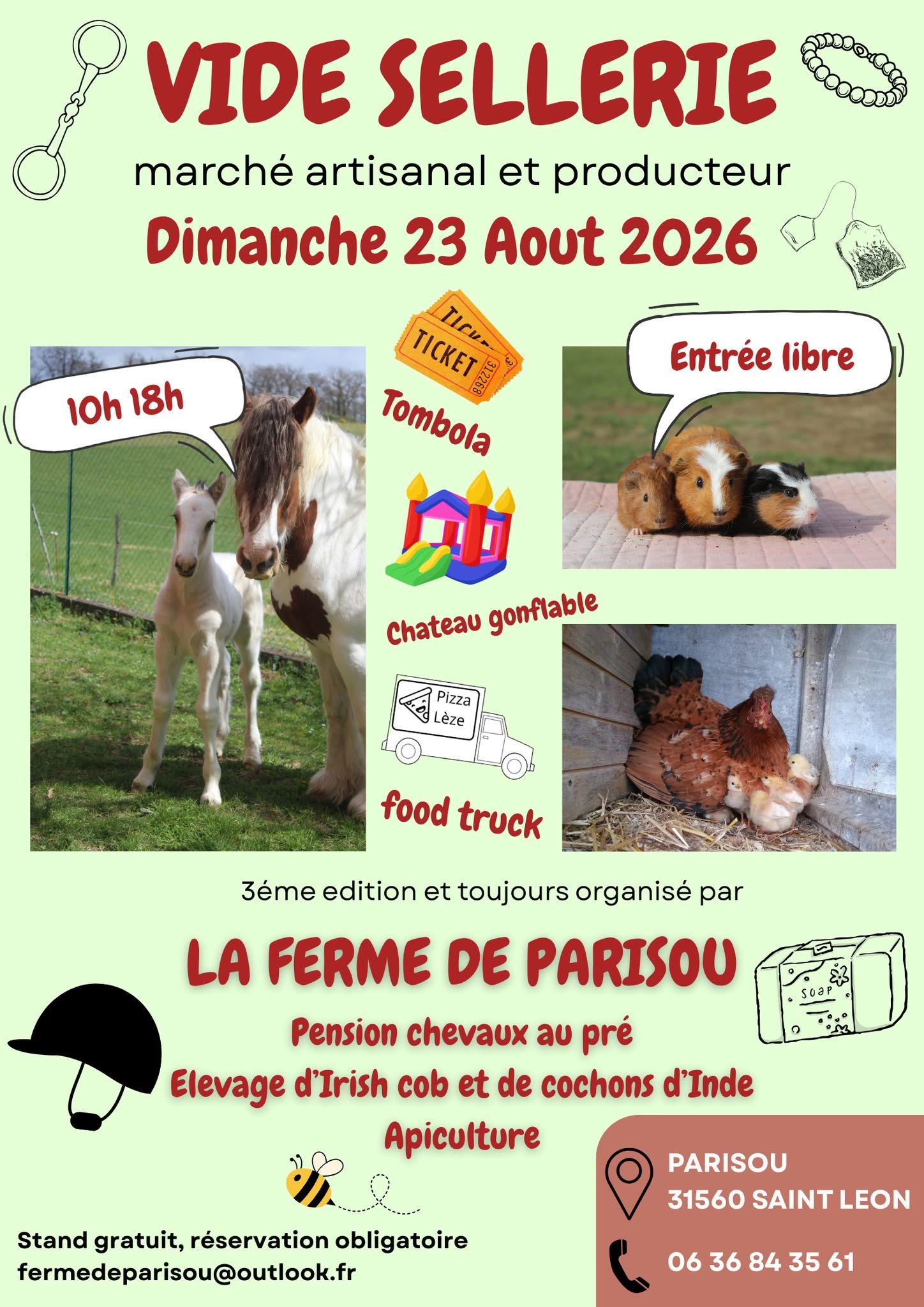 VIDE SELLERIE À LA FERME DE PARISOU PARISOU Saint-Léon 2026-08-23