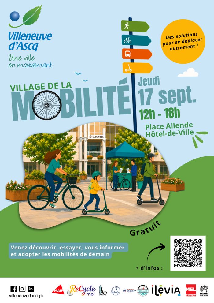 Village de la mobilité Place Salvador-Allende Villeneuve-d'Ascq