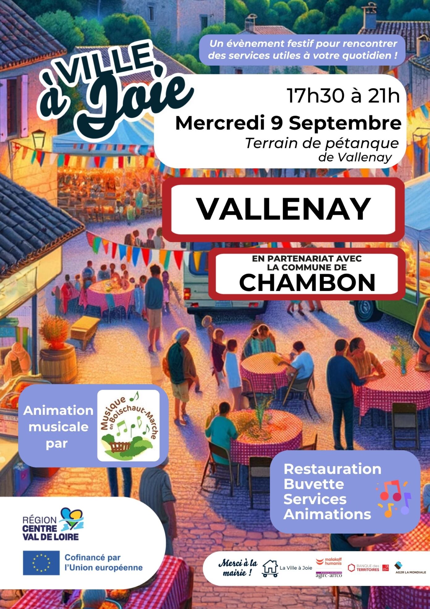 Ville à joie Vallenay  Vallenay