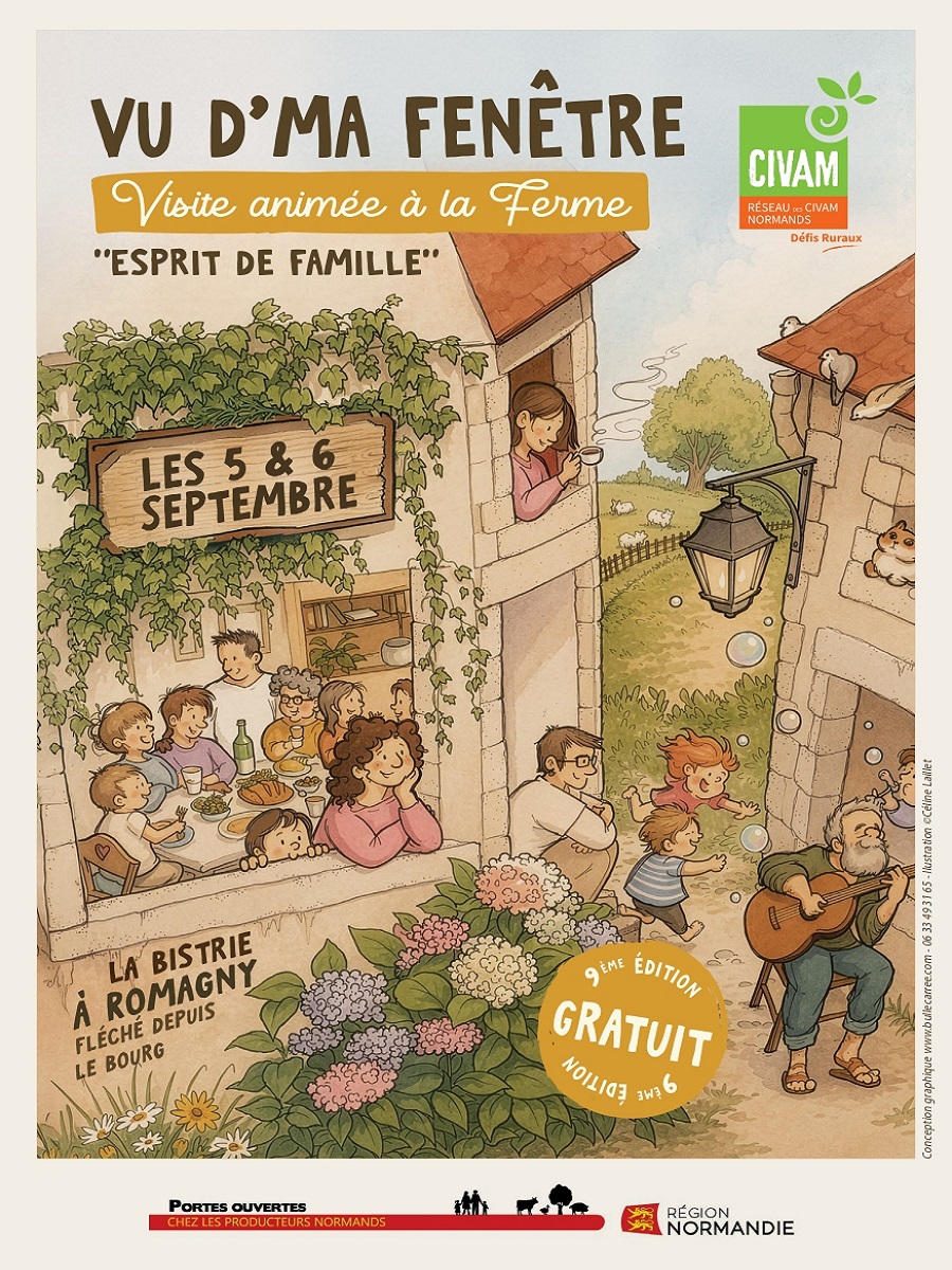 Visite animée à la ferme Vu d’ma fenêtre Romagny Fontenay