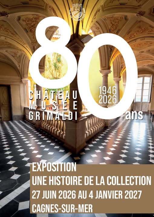 Visite commentée : « 80 ans du château-musée Grimaldi, une histoire de la collection », Château-musée Grimaldi, Cagnes-sur-Mer