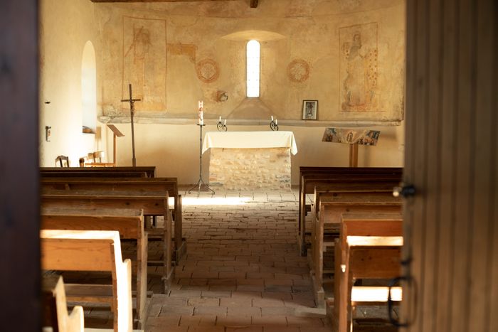 Visite commentée de la chapelle Saint-André de Chânes, Chapelle Saint-André de Chânes, Béligneux