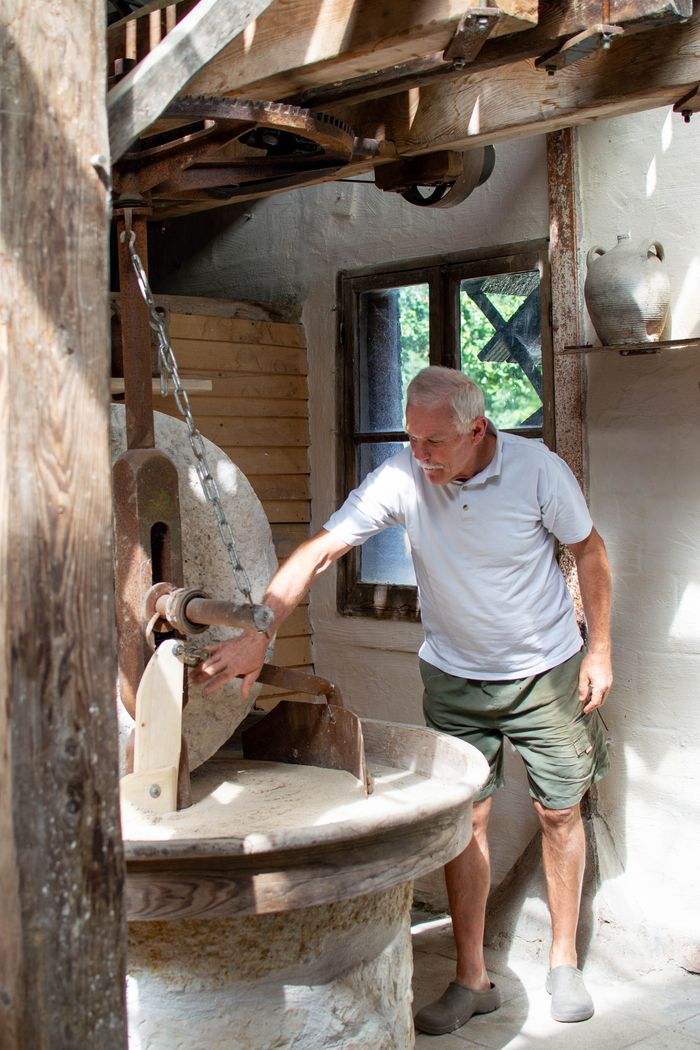 Visite commentée du moulin de Saint Géraud, Moulin de Saint Géraud, Labarthe