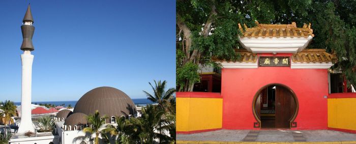 Visite de la mosquée Attayab-Ul-Massadjid et de la pagode Guan Di, Mosquée de Saint-Pierre, Saint-Pierre