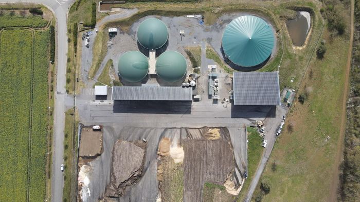 Visite de la plateforme de méthanisation de Tergnier, Evolis Biogaz, Tergnier