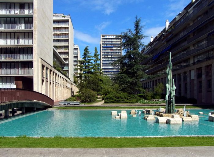 Visite de la résidence du Point-du-Jour, Résidence du Point-du-Jour Fernand-Pouillon, Boulogne-Billancourt