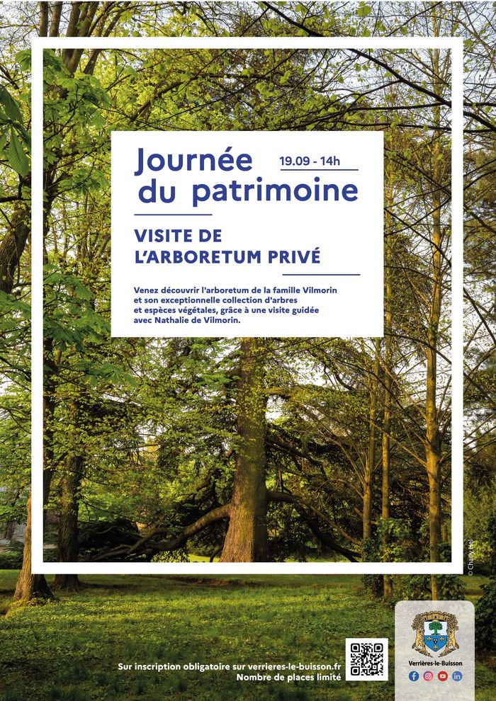 Visite de l’Arboretum privé Vilmorin, Château de Vilmorin, Verrières-le-Buisson