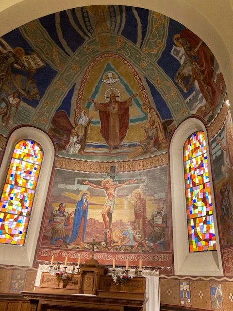 visite de l’église et de sa fresque, Église Saint-Martin de Dury, Dury