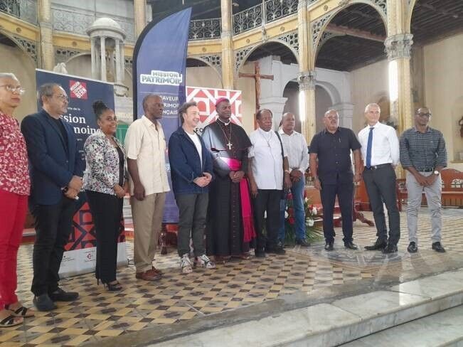 Visite de l’église Saint-Pierre et Saint-Paul et de son chantier de réhabilitation., Église Saint-Pierre-et-Saint-Paul, Pointe-à-Pitre