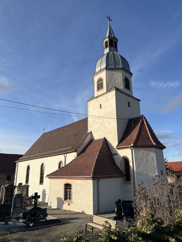 Visite de l’église Sainte-Agathe et parcours patrimonial, Église catholique Sainte-Agathe, Niederentzen