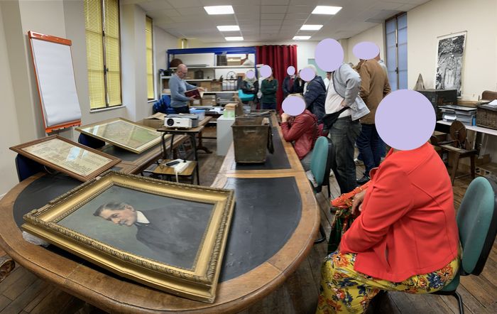 Visite des collections de la Société d&rsquo;histoire et d&rsquo;archéologie du Sedanais, Société d&rsquo;Histoire et d&rsquo;Archeologie, Sedan