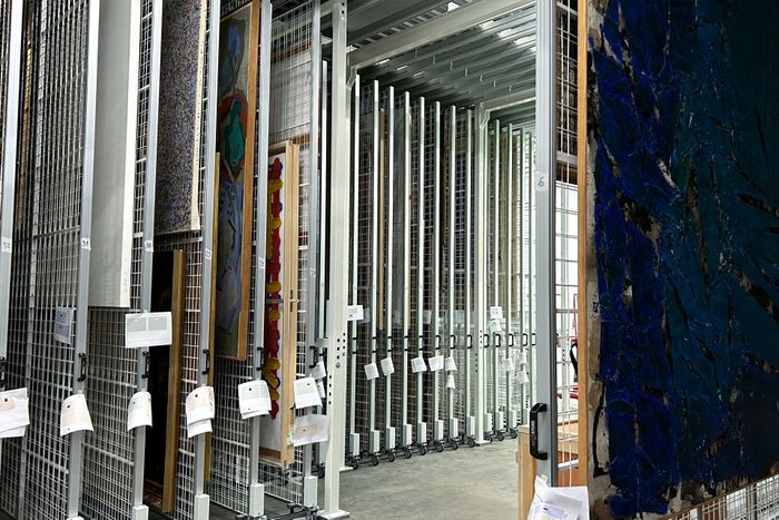 Visite des réserves du MAMC+, Musée d&rsquo;art moderne et contemporain, Saint-Priest-en-Jarez
