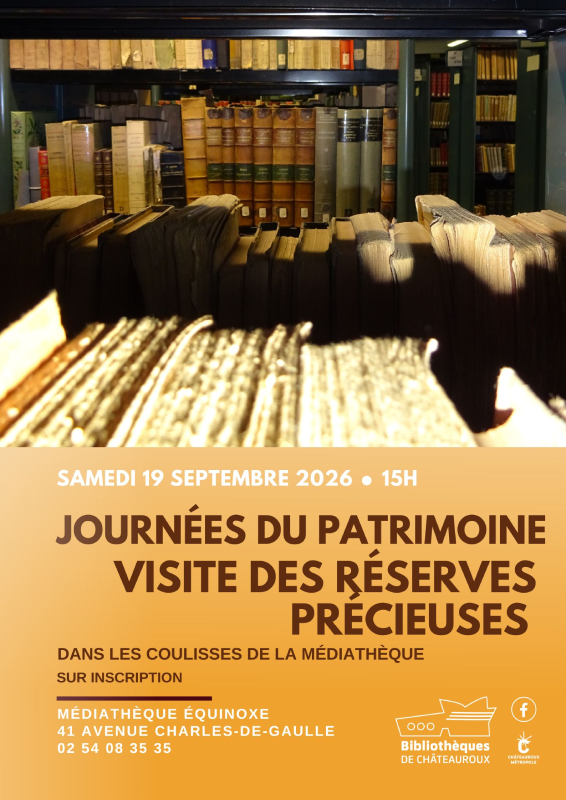 Visite des réserves précieuses  Châteauroux