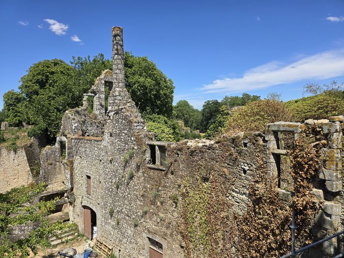 Visite du chantier du Logis du Château, Château de Bressuire, Bressuire
