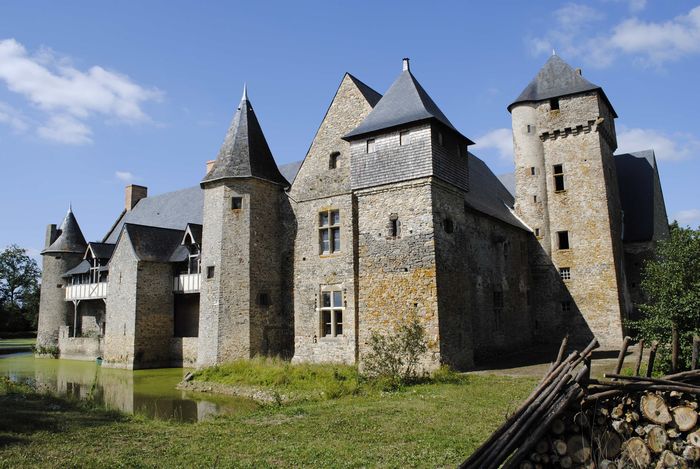 Visite du château de la Grande Courbe de Brée, Château de la Grande Courbe, Brée