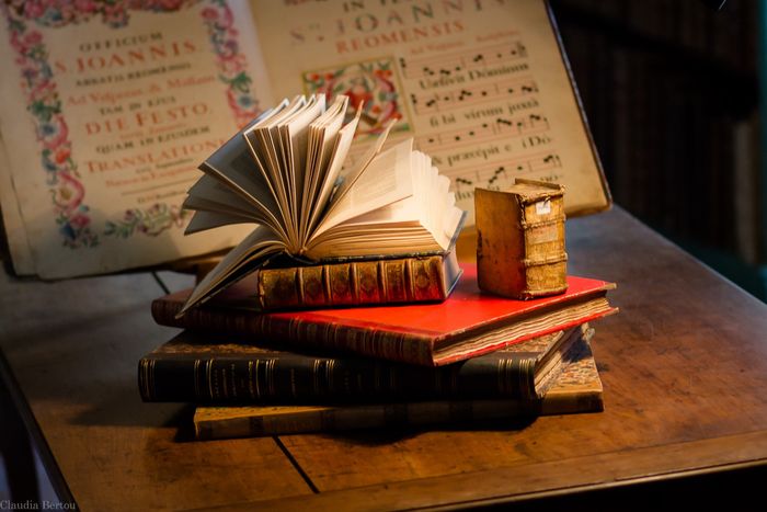 Visite du fonds patrimonial de la Bibliothèque municipale., Bibliothèque municipale, Semur-en-Auxois