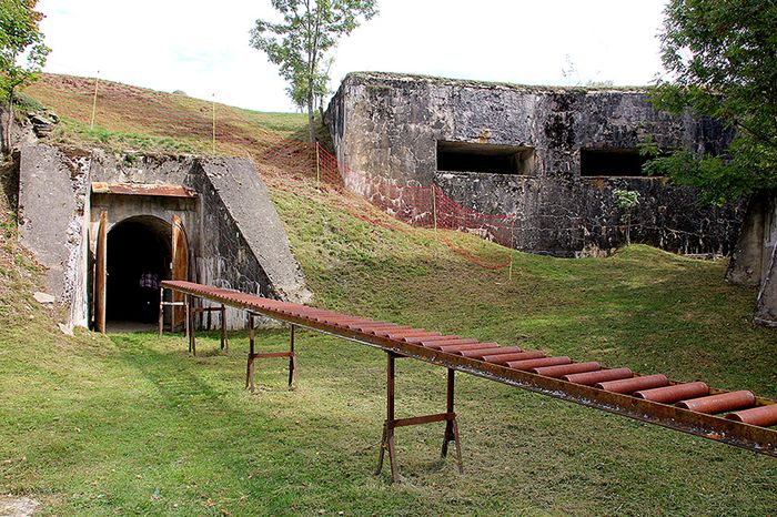 visite du fort de Vulmix, Batterie de Vulmix, Bourg-Saint-Maurice