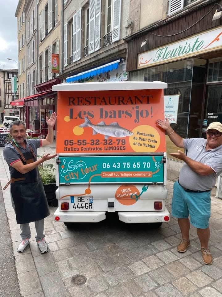 Visite en Tuk Tuk Parcours Casse-Croûte aux Halles Départ devant l&rsquo;Office de Tourisme Limoges