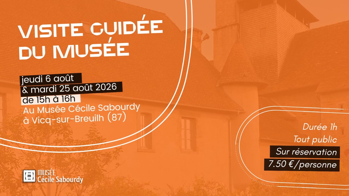 Visite et table ronde au Musée Musée & Jardins Cécile Sabourdy Le bourg Vicq-sur-Breuilh