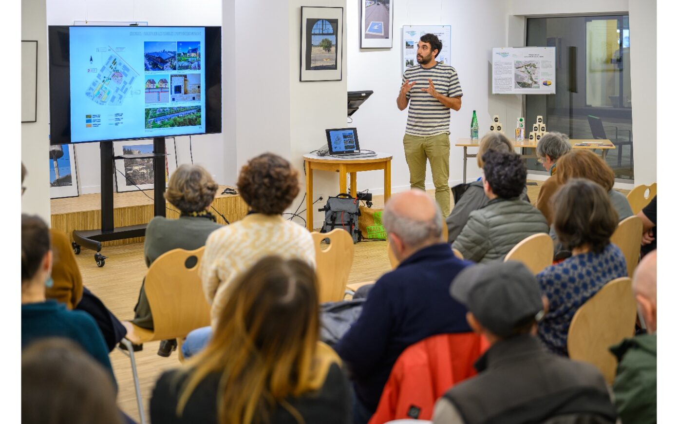 Visite exposition sur le confort thermique dans la maison et aides à la réno Place de la Mairie Gan