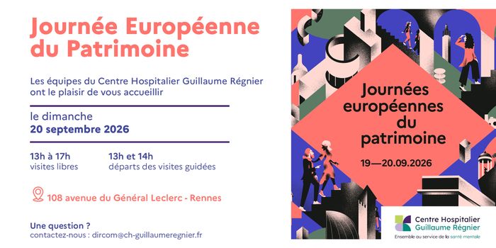 Visite guidée, Centre Hospitalier Guillaume Regnier, Rennes