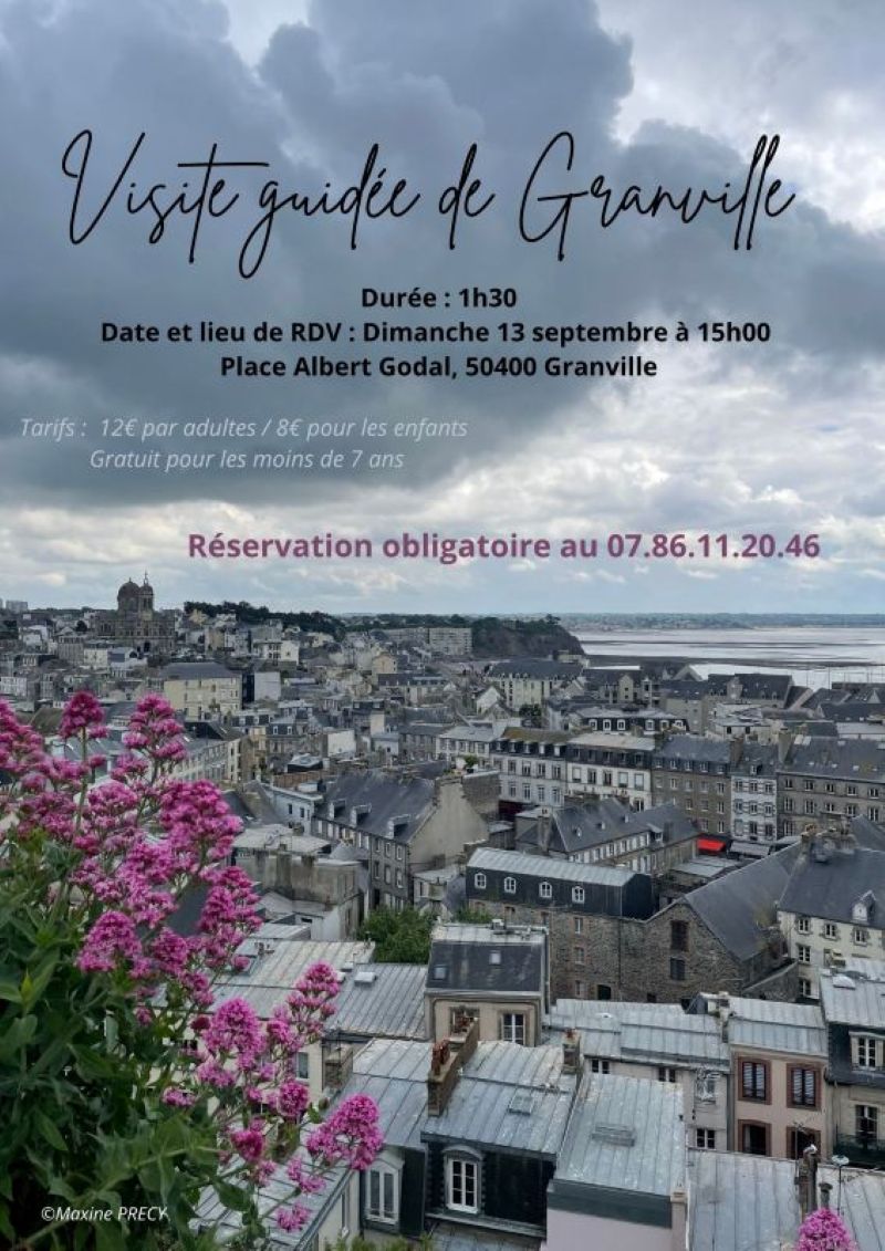 Visite guidée de Granville et de son patrimoine Place Godal Granville
