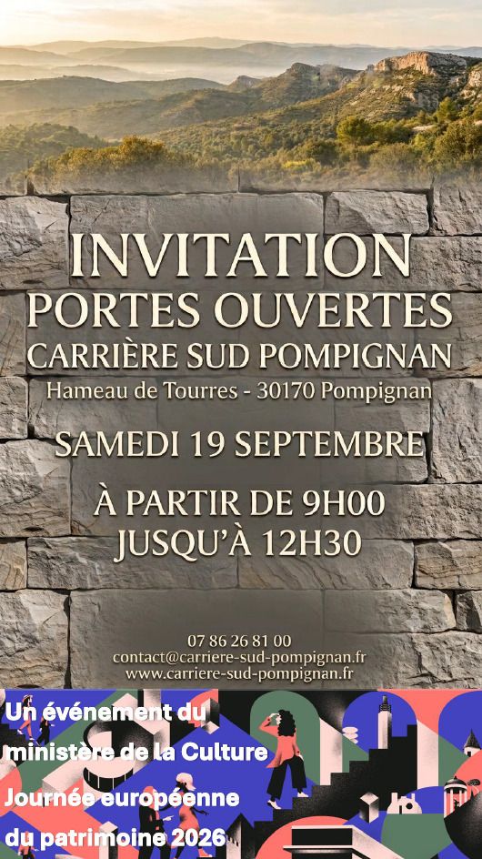Visite guidée de la carrière sud Pompignan, Carrière Sud Pompignan, Pompignan