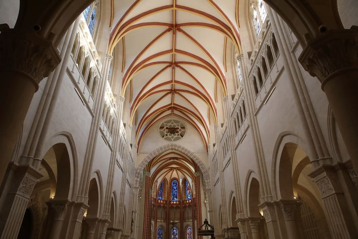 Visite guidée de la cathédrale Saint-Vincent : La nef, le chœur et la chapelle du Sacré-Cœur, Cathédrale Saint-Vincent, Chalon-sur-Saône