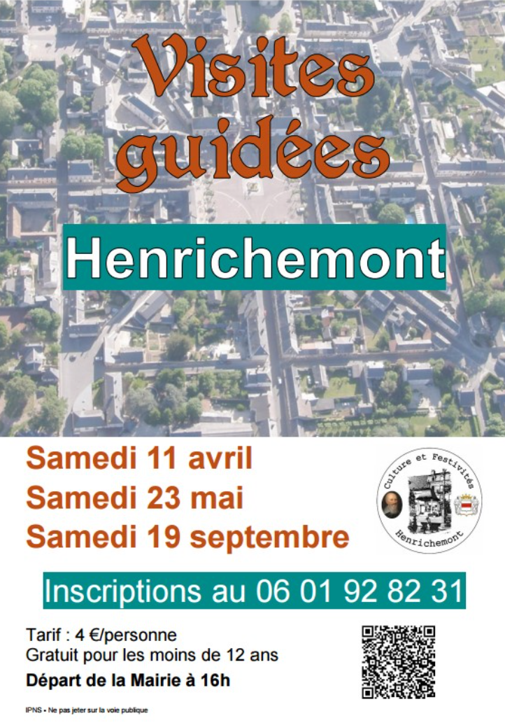 Visite Guidée de la Ville d’Henrichemont Henrichemont