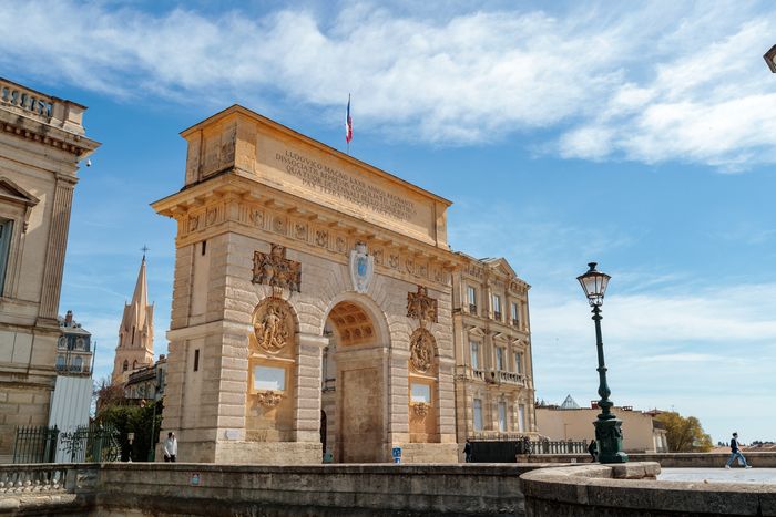 Visite guidée de l’arc de triomphe, Arc de triomphe, Montpellier