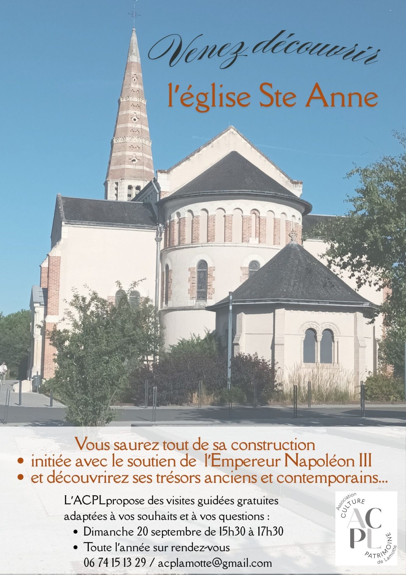Visite guidée de l’église Sainte Anne Lamotte-Beuvron
