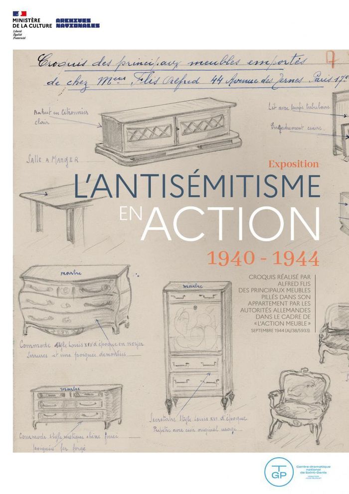 Visite guidée de l’exposition L’antisémitisme en action