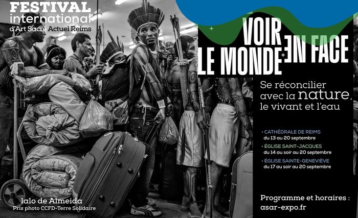 Visite guidée de l’exposition sur le thème « Se réconcilier avec la nature, le vivant et l’eau », Église Sainte-Geneviève, Reims
