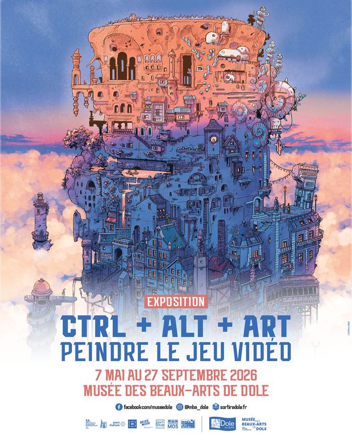 Visite guidée de l’exposition temporaire « CTRL + ALT + ART - Peindre le jeu vidéo » Musée des beaux-arts et d'archéologie Dole
