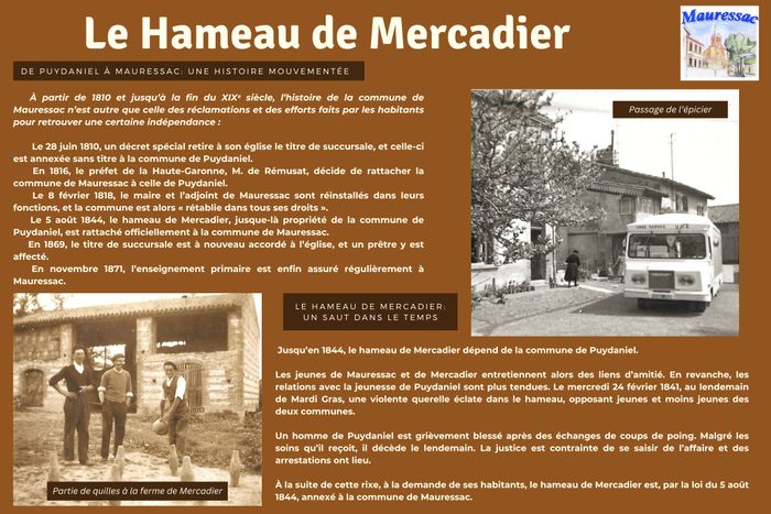 Visite guidée de Mauressac, Salle des fêtes de Mauressac, Mauressac
