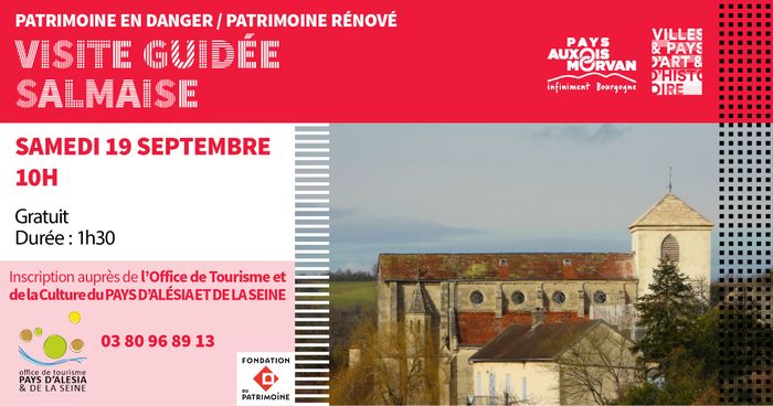 Visite guidée de Salmaise, Commune de Salmaise, Salmaise