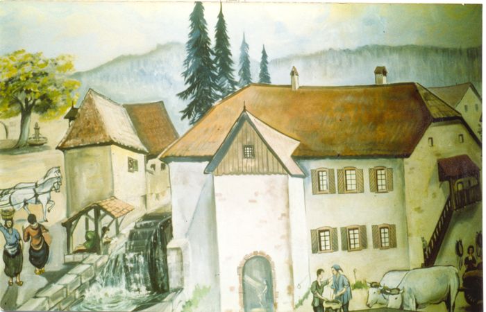 Visite guidée des moulins du canal usinier de Lautenbach, parking du Vivarium, Lautenbachzell