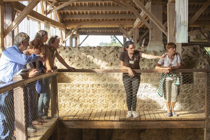 Visite guidée des thermes, Cassinomagus parc archéologique, Chassenon