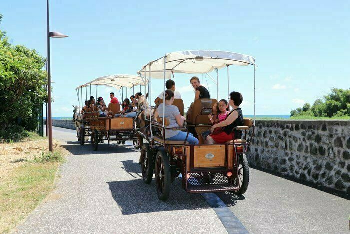 Visite guidée du centre-ville historique de Saint-Benoît en calèche Esplanade du front de mer Saint-Benoît