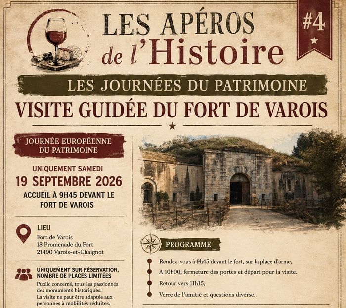 Visite guidée du Fort de Varois, Fort de Varois, Varois-et-Chaignot