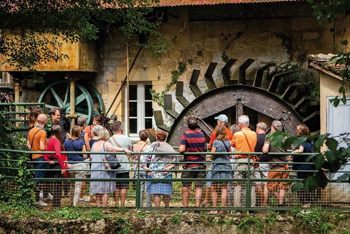 Visite guidée du moulin à papier, Moulin de la Rouzique, Couze-et-Saint-Front
