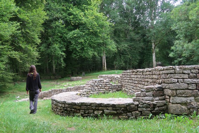 Visite guidée du site gallo-romain de Compierre, Site archéologique de Compierre, Champallement