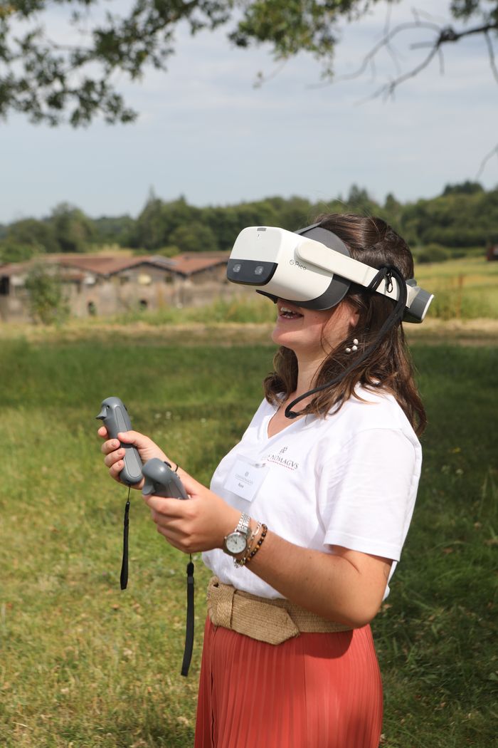 Visite guidée du temple en réalité virtuelle, Cassinomagus, Chassenon